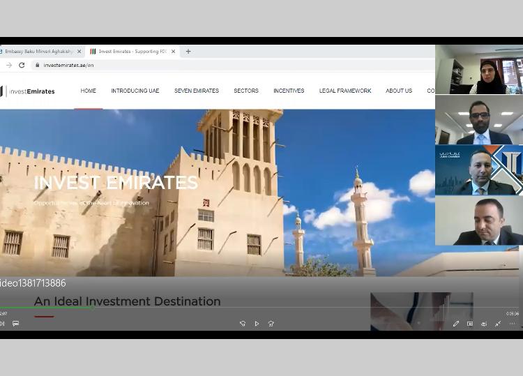 Diplomat investorlara xidmətlə bağlı videokonfrans təşkil edib 