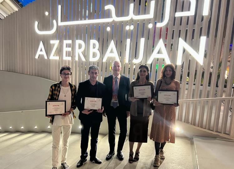 "Expo 2020 Dubai"da DTA və MEDİA-nın elan etdiyi müsabiqənin qaliblərinə mükafatlar təqdim olunub 