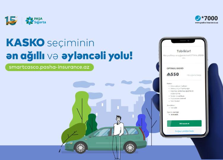 PAŞA Sığorta kasko seçiminin ən əyləncəli və ağıllı yollu olan Ağıllı Kasko platformasını təqdim edir! 