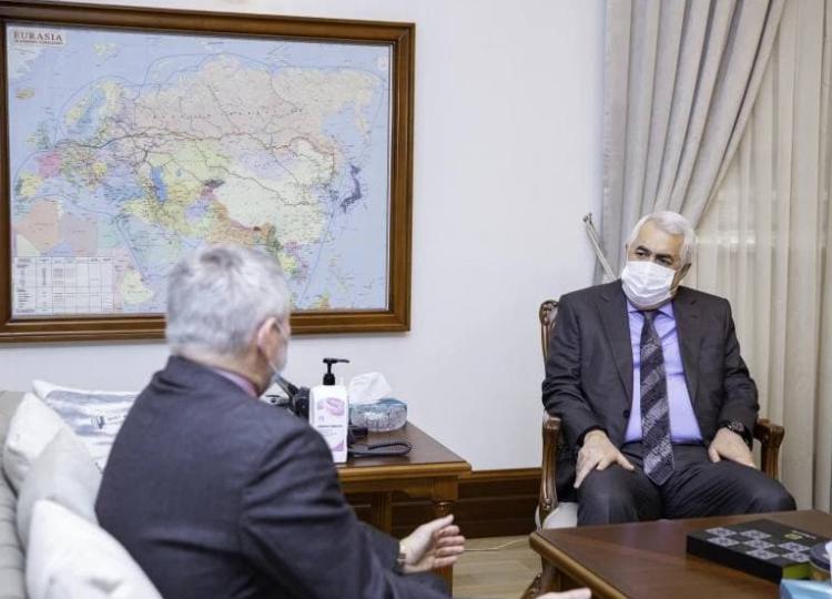 Azərbaycan və Rusiya dəmir yolları arasında bir sıra mühüm məsələlər müzakirə olunub - FOTO