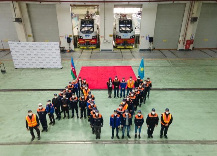 "Alstom Transport" Azərbaycan üçün istehsal etdiyi 40-cı yük lokomotivini təhvil verib - FOTO