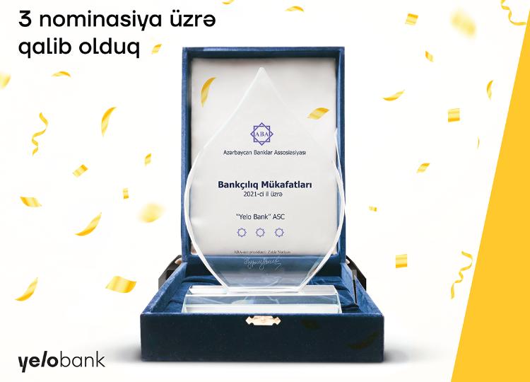 Yelo Bank получил 3 награды 