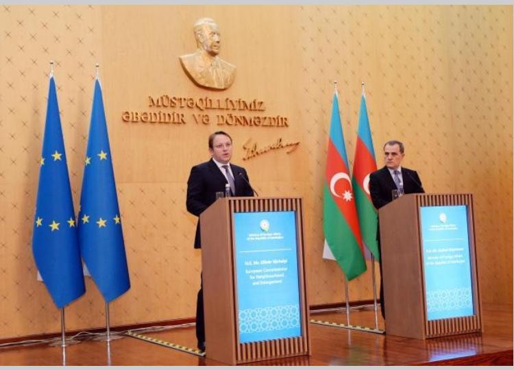 Commissioners Simson and Várhelyi at the 8th Ministerial Meeting of the Southern Gas Corridor Advisory Council in Azerbaijan - POTO