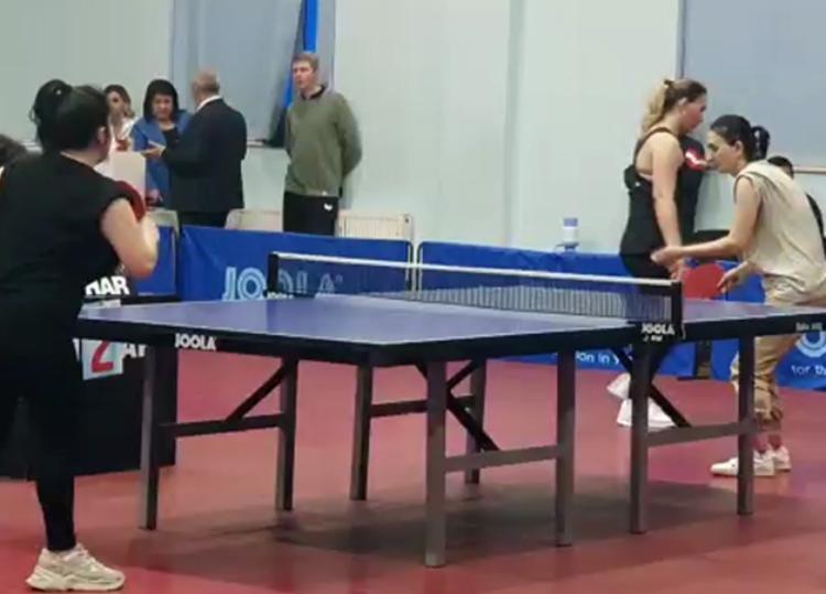 Hava Nəqliyyatında Baş Gömrük İdarəsinin əməkdaşı qadınlararası stolüstü tennis yarışında qalib olub - FOTO