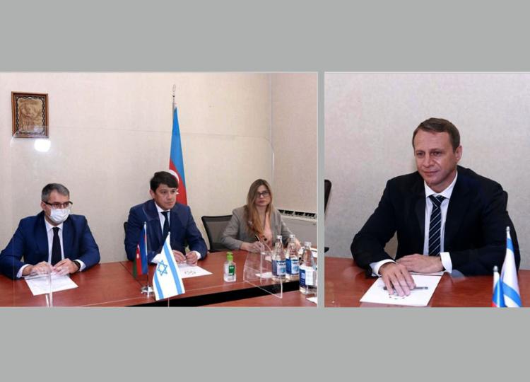 Председатель Государственного комитета по работе с диаспорой встретился с министром туризма Израиля 