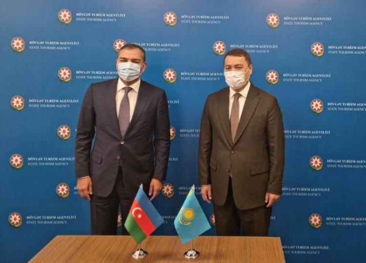 Посол Казахстана провёл встречу с председателем Госагентства по туризму Азербайджана 