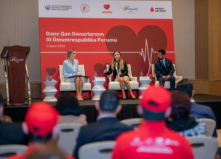 При поддержке фонда Red Hearts состоялся III Общереспубликанский форум молодых доноров крови 