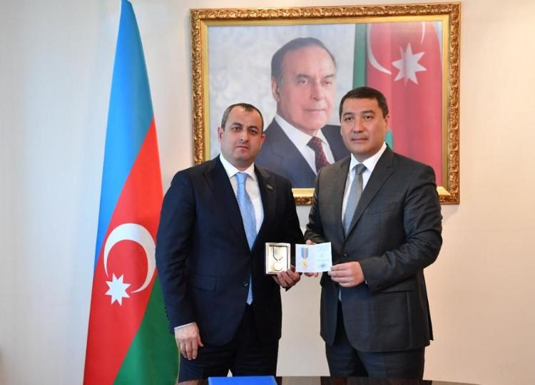 Посол Казахстана провёл встречу с Заместителем Председателя Милли Меджлиса Азербайджанской Республики 