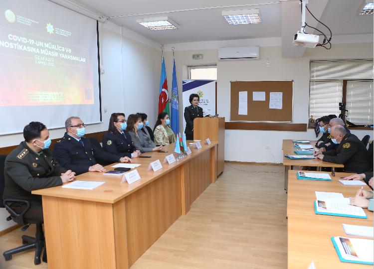 "COVID-19-un müalicə və diaqnostikasına müasir yanaşmalar" mövzusunda seminar keçirilib 