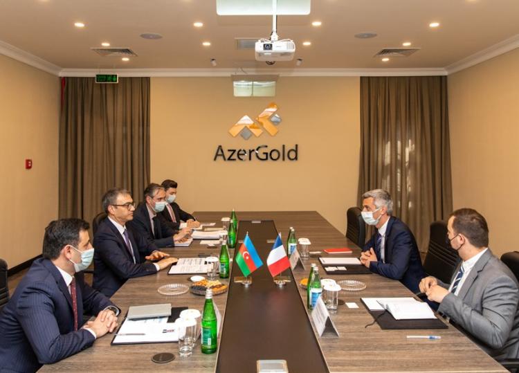 "AzerGold" QSC ilə Fransa şirkətləri arasında əməkdaşlıq imkanları müzakirə olunub 