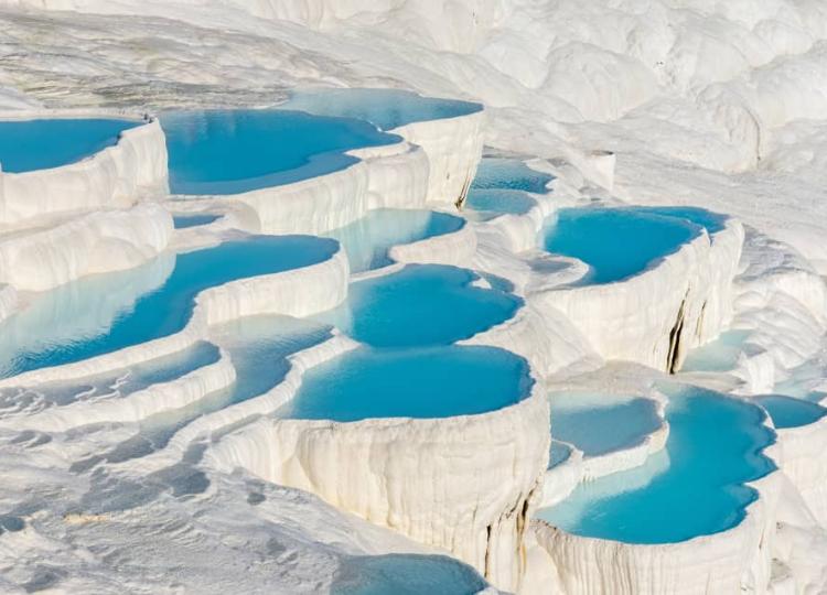 Türkiyənin termal kurortu Pamukkale! 