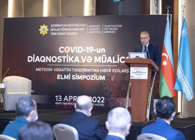 "COVID-19-un diaqnostika və müalicəsi" üzrə metodik vəsaitin təqdimatına həsr edilmiş Elmi Simpozium keçirilib - FOTO