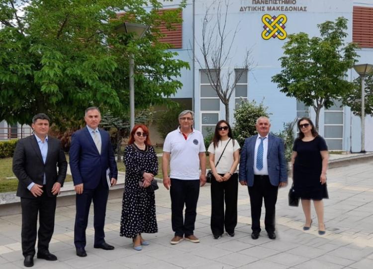 UNEC-in nümayəndə heyəti Yunanıstanın Qərbi Makedoniya Universitetində mübadilədə olublar 