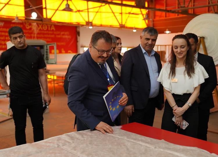 EU and UNDP organises media tour to south region of Azerbaijan to promote vocational education - POTO