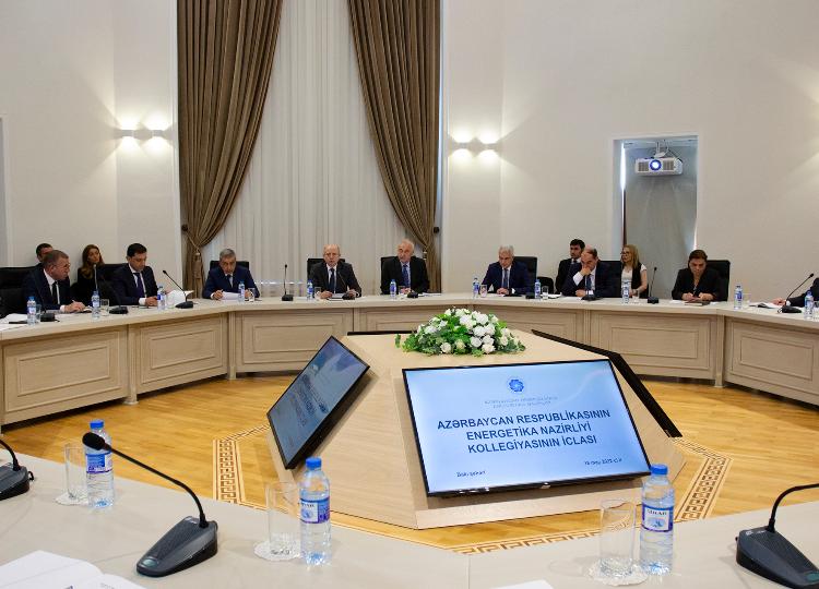 Energetika Nazirliyində kollegiya iclası keçirilib 
