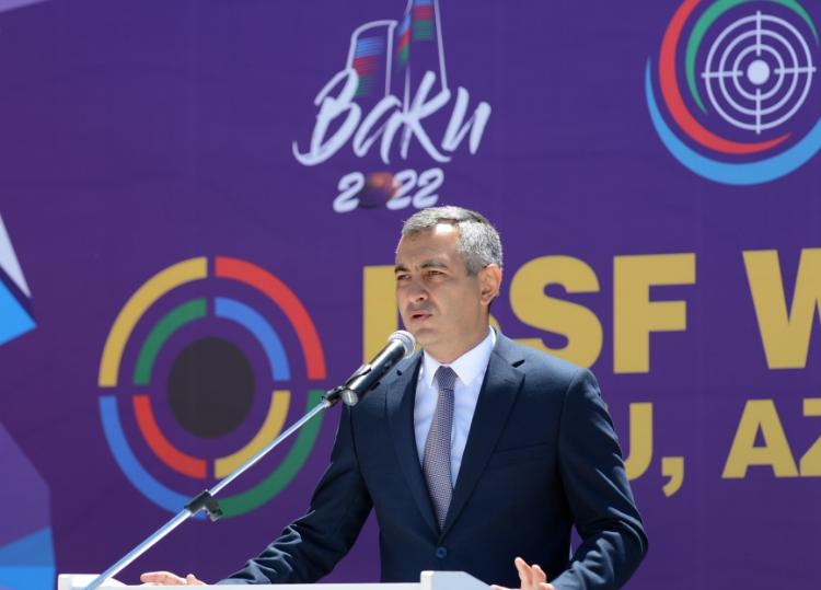 Bakıda atıcılıq üzrə dünya kuboku yarışının açılış mərasimi keçirilib - FOTO