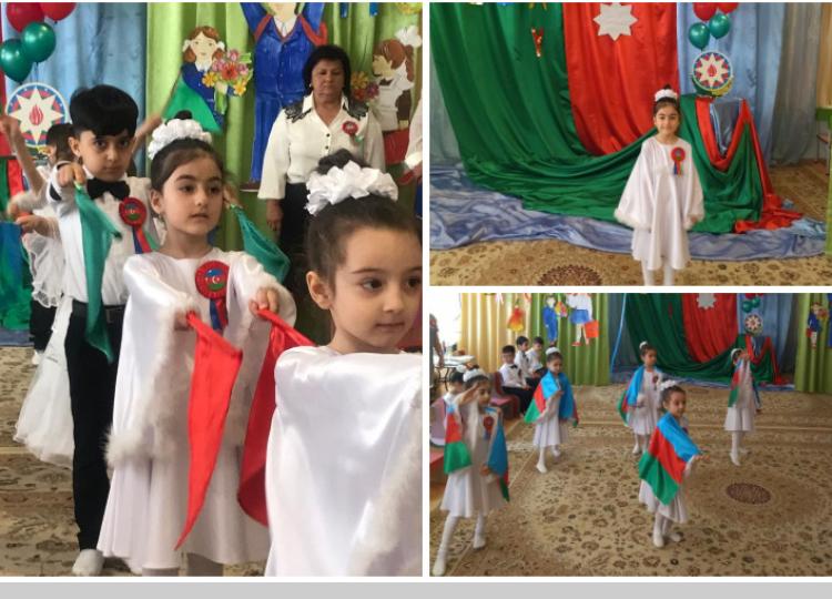 Xətai rayonundakı 235 nömrəli xüsusi körpələr evi-uşaq bağçasında 28 May - Müstəqillik Günü qeyd olunub 