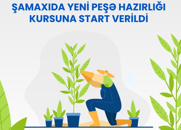 Şamaxıda yeni peşə hazırlığı kursuna start verildi 