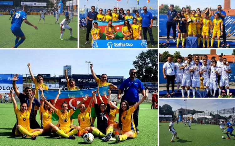 Xüsusi olimpiyaçı futbolçularımız beynəlxalq "Gothia" kuboku turnirinin qalibləri olublar 
