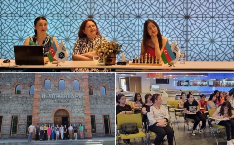 Qızlar arasında şahmat üzrə turnir və ustad dərsləri keçirilib 