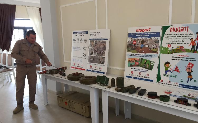 ANAMA tərəfindən Zəngilanın Ağalı kəndinə köçürülən əhali üçün maarifləndirmə təlimlərinə başlanıldı 
