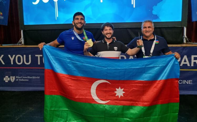 Bəhram Rəcəbzadə XI Ümumdünya Oyunlarında qızıl medal qazanıb 