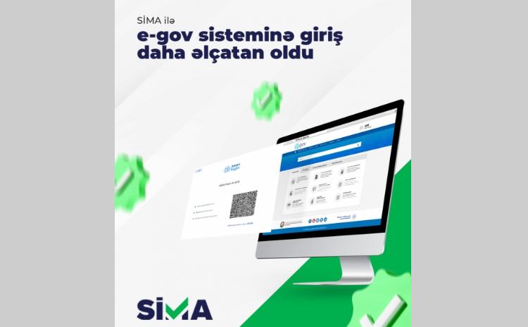 SİMA ilə "E-gov" sisteminə giriş daha əlçatandır 