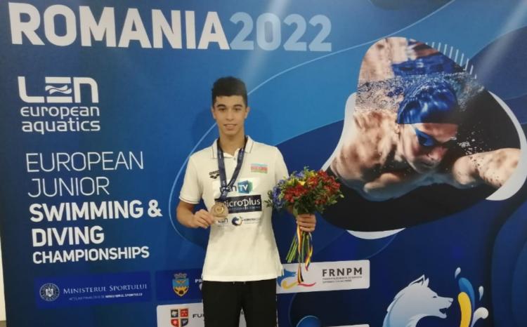 Azərbaycan üzgüçüsü Avropa çempionatında bürünc medal qazandı 