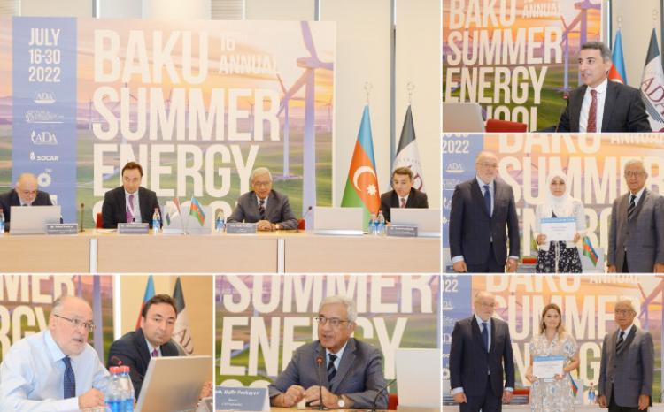 16th Baku Summer Energy School wraps up 