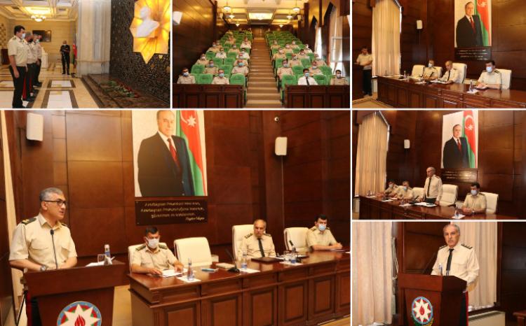 Azərbaycan Respublikasının Hərbi Prokurorluğunda kollegiya iclası keçirilib 
