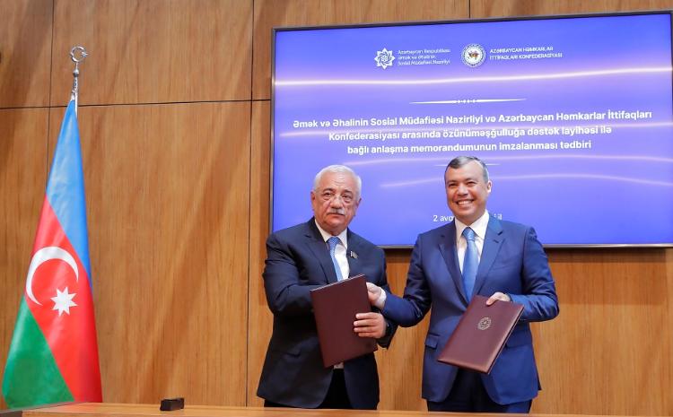 Həmkarlar İttifaqları Konfederasiyasından həssas qrupların özünüməşğulluğuna növbəti dəstək 