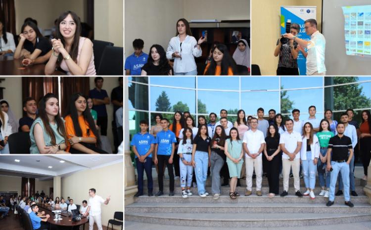 Tanınmış fotoqraf Valeh Arifoğlu Tovuz gəncləri ilə görüşüb 