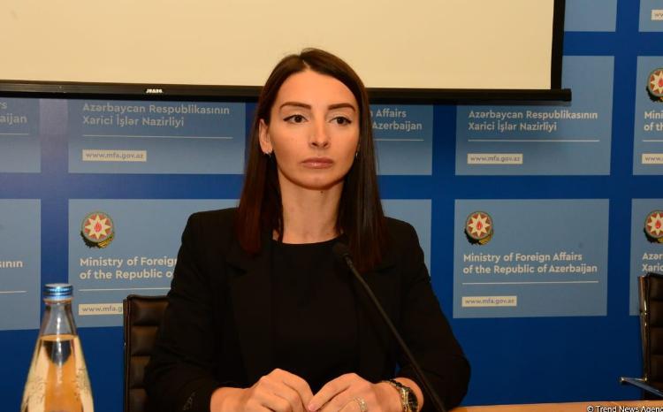 Leyla Abdullayeva: Londondakı səfirliyimizə qarşı təxribatın ətraflı şəkildə araşdırılacağını gözləyirik 