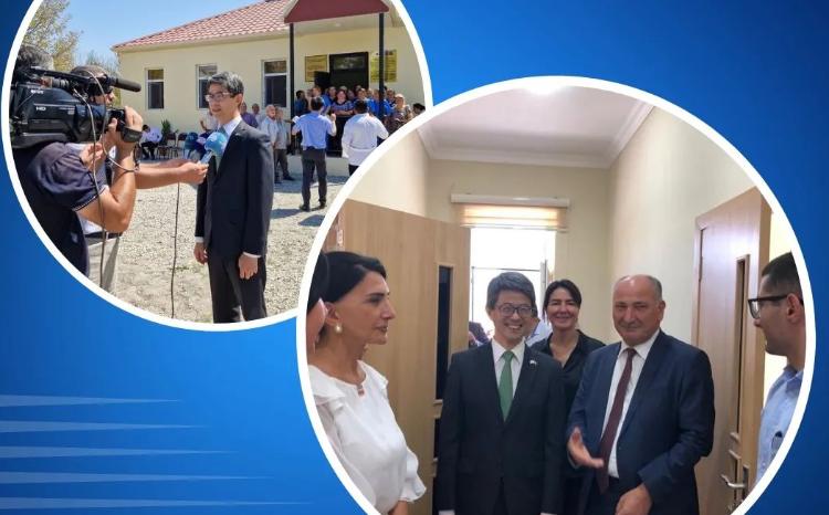 "Ucar rayonunun Bərgüşad kəndində Ailə Sağlamlıq Mərkəzinin inşası" layihəsinin təqdimat mərasimi həyata keçirildi 