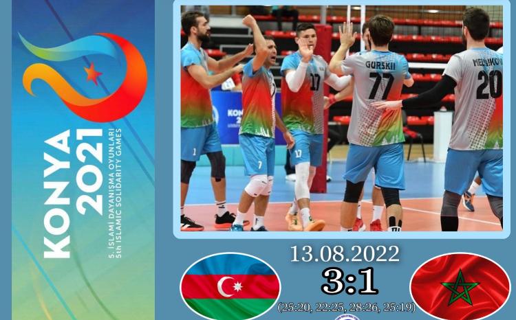 Kişi voleybolçulardan ibarət Azərbaycan millisi V İslamiadanın yarımfinal mərhələsinə yüksəlib 