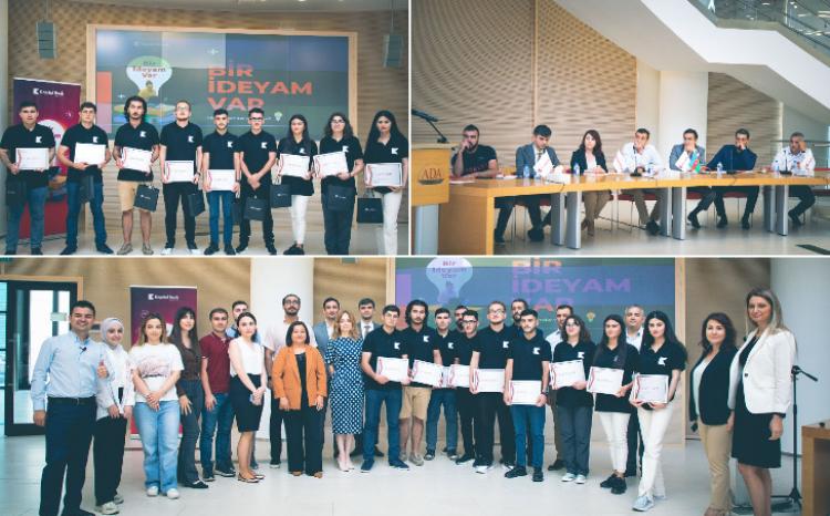 Kapital Bank наградил студентов-победителей проекта «Есть идея» 