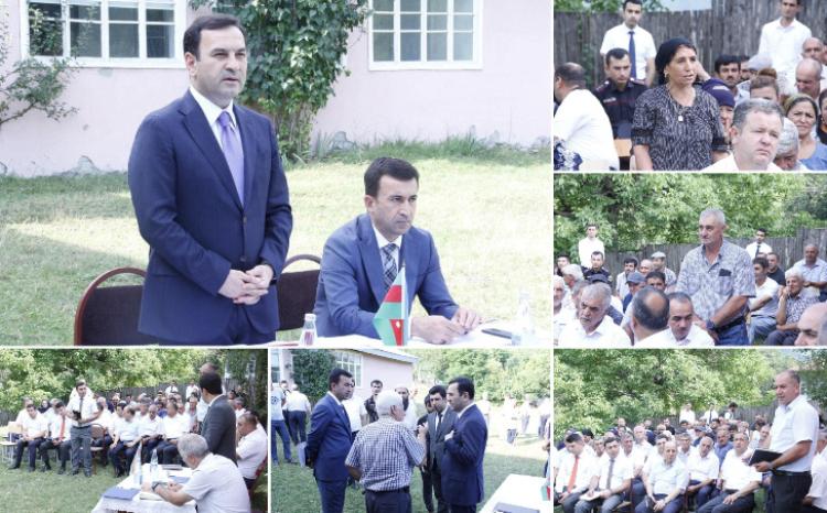 İsmayıllı RİH başçısı Nahid Bağırovun sakinlərlə yerlərdə görüşləri davam edir 