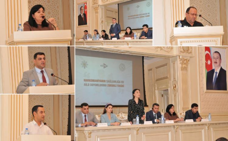 "Narkomaniyanın sağlamlığa və ailə dəyərlərinə zərərli təsiri" mövzusunda maarifləndirici tədbir təşkil edilib 