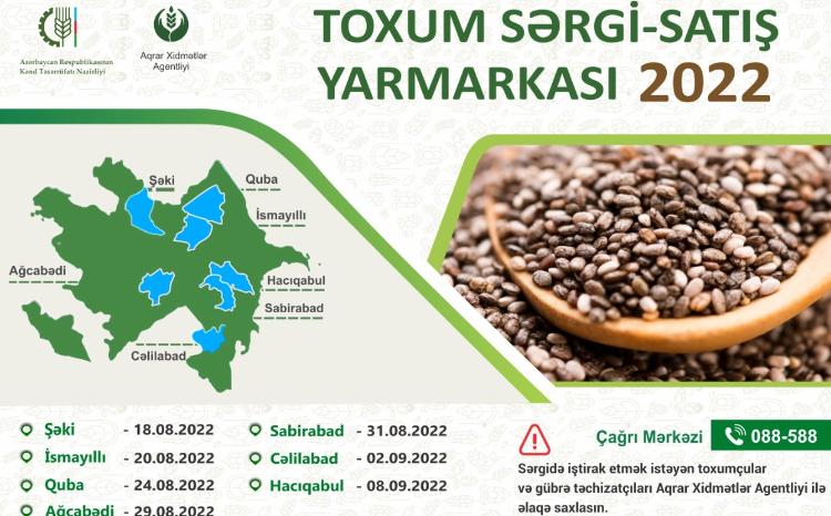 Respublikanın müxtəlif bölgələrində toxum sərgi- satış yarmarkaları keçiriləcək 