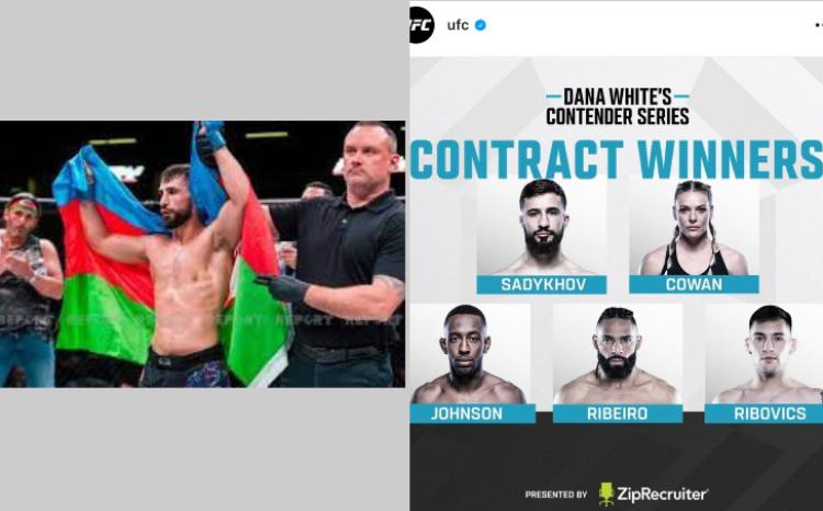 ABŞ-da yaşayan idmançımız UFC ilə müqavilə imzalayıb 