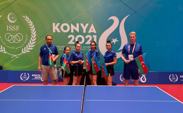 Qadın stolüstü tennisçilərimiz İslamiadanın komanda yarışlarında mubarizəyə uğurla başlayıblar 