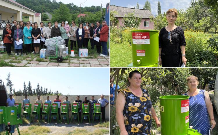 Regionlarda fəaliyyət göstərən qadın fermerlərə dəstək tədbirləri davam etdirilir 