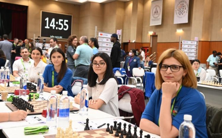 Ümumdünya Şahmat Olimpiadası: Qadın komandamız Rumıniya yığması ilə heç-heçə edib 