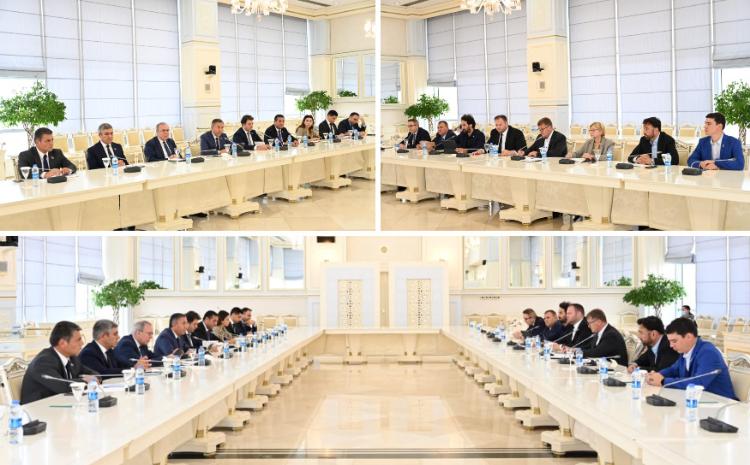Milli Məclisdə Avropa Parlamentinin nümayəndə heyəti ilə görüş olub 