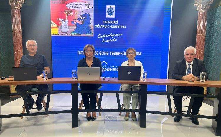 Dr.Aynur Səfiyeva vebinarda "Yoğun bağırsaq poliplərinin diaqnostikası və müalicə yolları" mövzusunda çıxış edib 