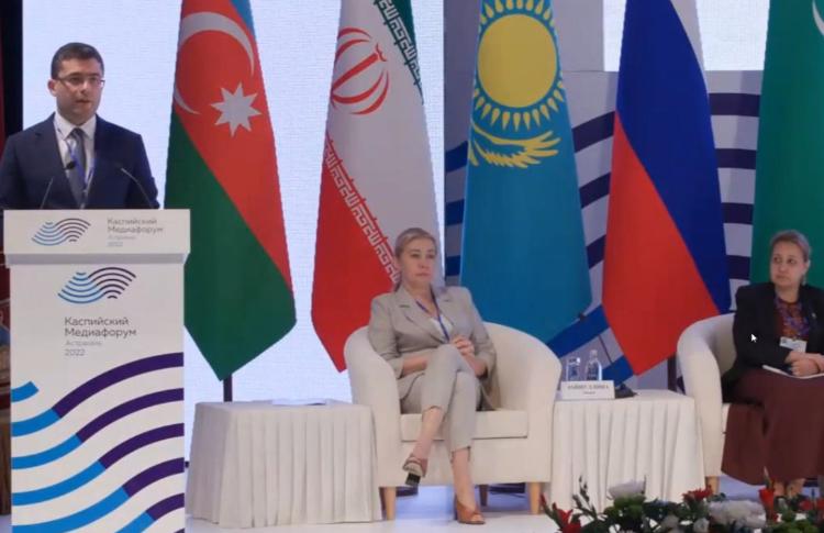 Azərbaycan nümayəndə heyəti Həştərxanda keçirilən Xəzər Media Forumunda iştirak edir 