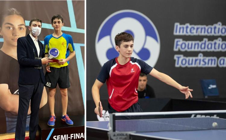 Stolüstü tennisçimiz beynəlxalq turnirin mükafatçısı olub 