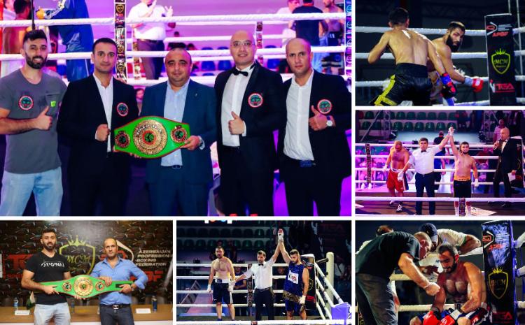 MCM Fight Promotion və TGA Promotion and Managementin birgə təşkilatçılığı ilə Peşəkar Boks gecəsi keçirilmişdir 