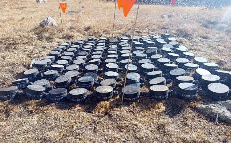 Обнаружены мины, закопанные на территории Лачинского района в целях провокации 