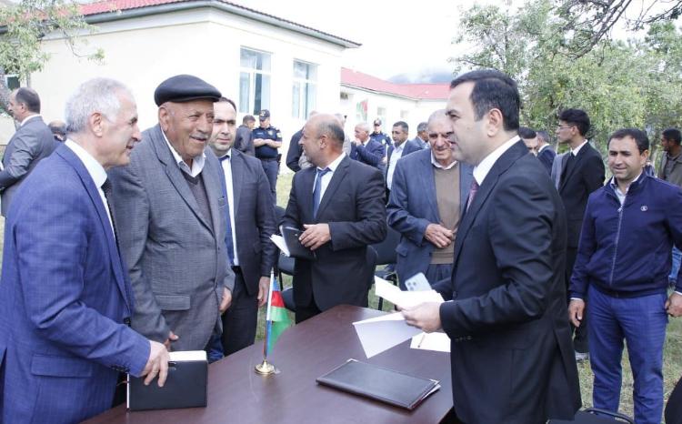 RİH başçısı Nahid Bağırovun sakinlərlə yerlərdə görüşləri davam edir 